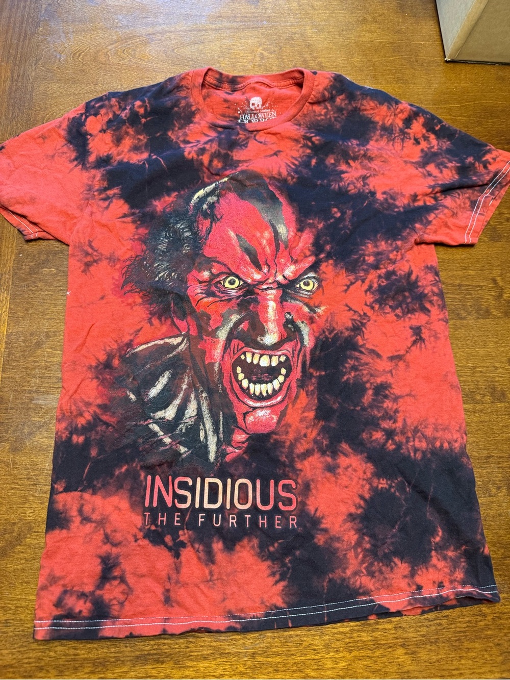 Universal Studios 2024 Halloween Horror Nights T-shirt Insidious Tie-Dye Medium